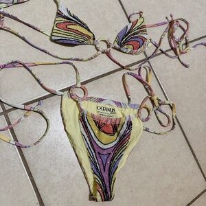 Oceanus beaded swimsuit